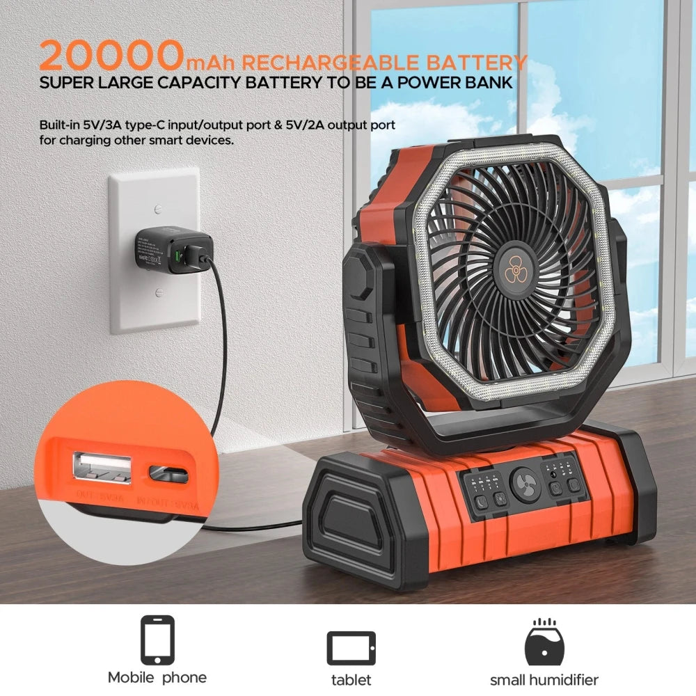 Rechargeable Portable Fan