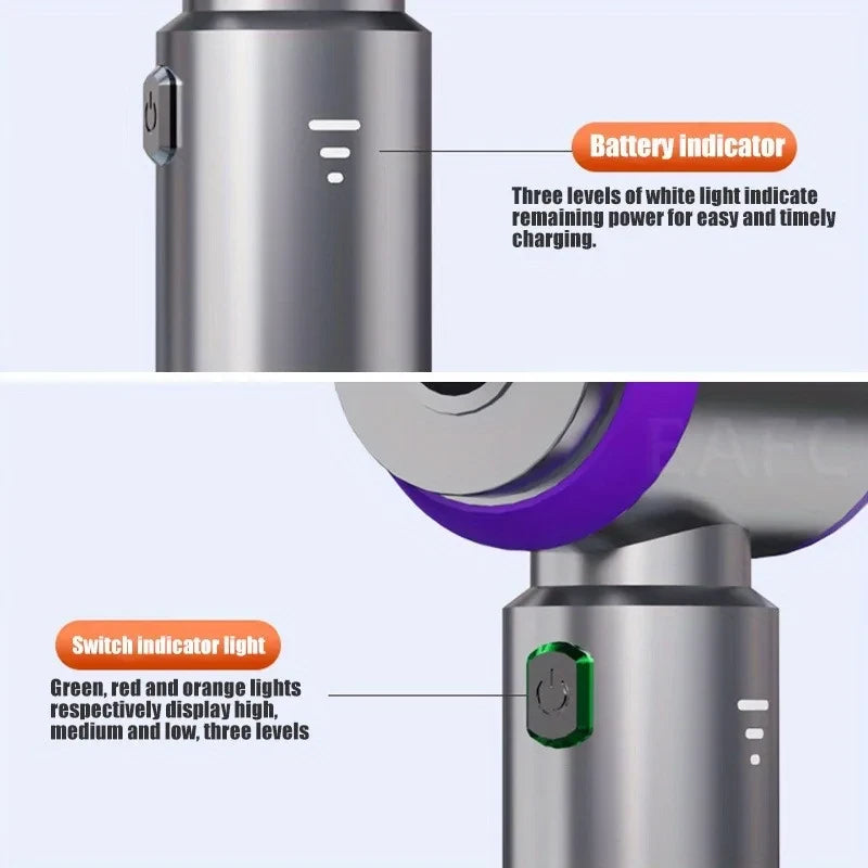 Purple Cordless Handheld Vacuum