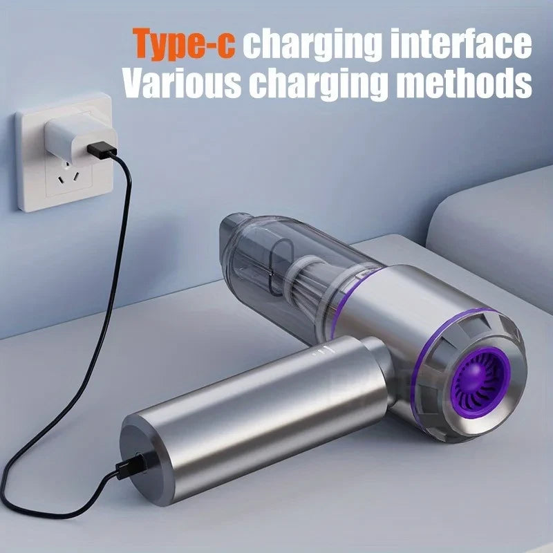 Purple Cordless Handheld Vacuum