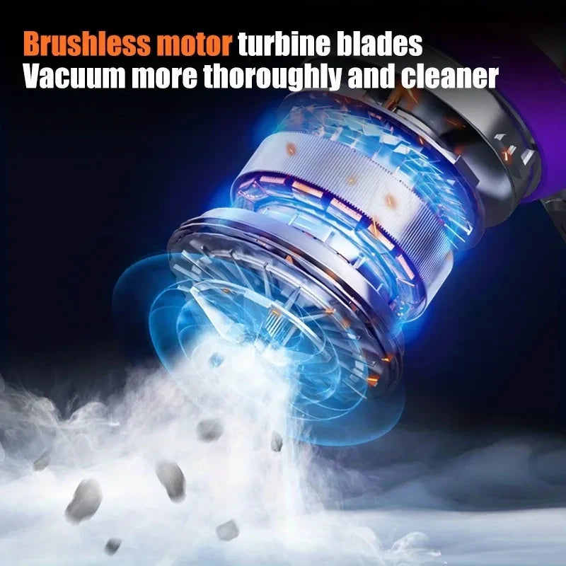 Purple Cordless Handheld Vacuum